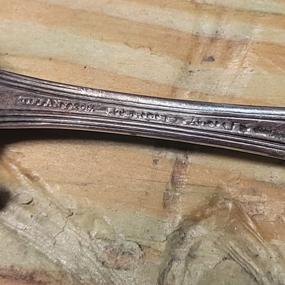 1895 Tiffany & Company Colonial Ivy Spoon Ring in Sterling Silver #93 - Picture 12 of 12